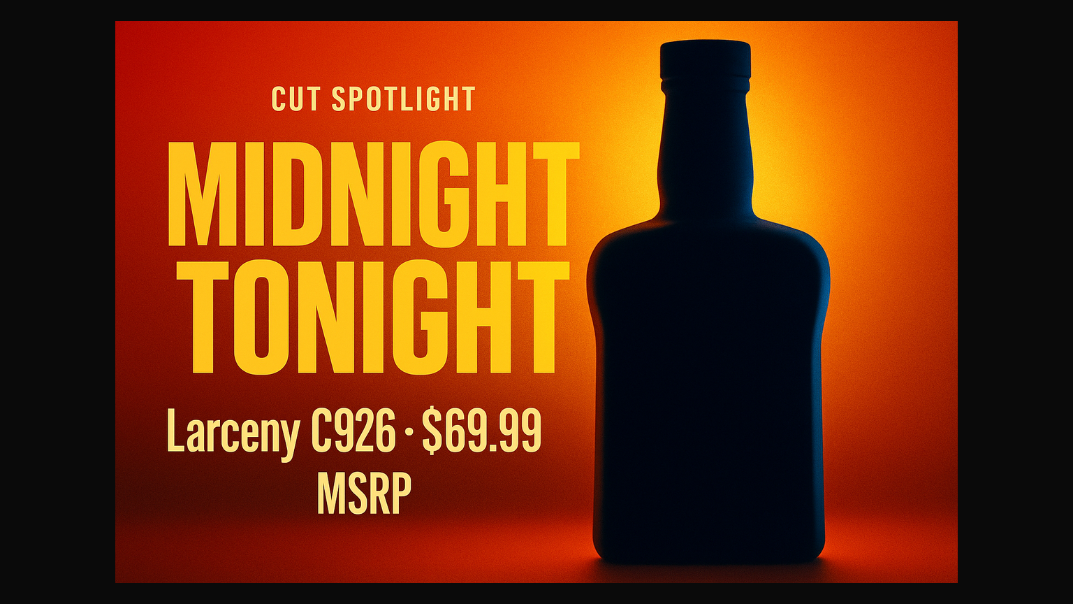 The Cut — May 17, 2026 — Pre-Order Closes Tonight | Larceny C926 | The Cut
