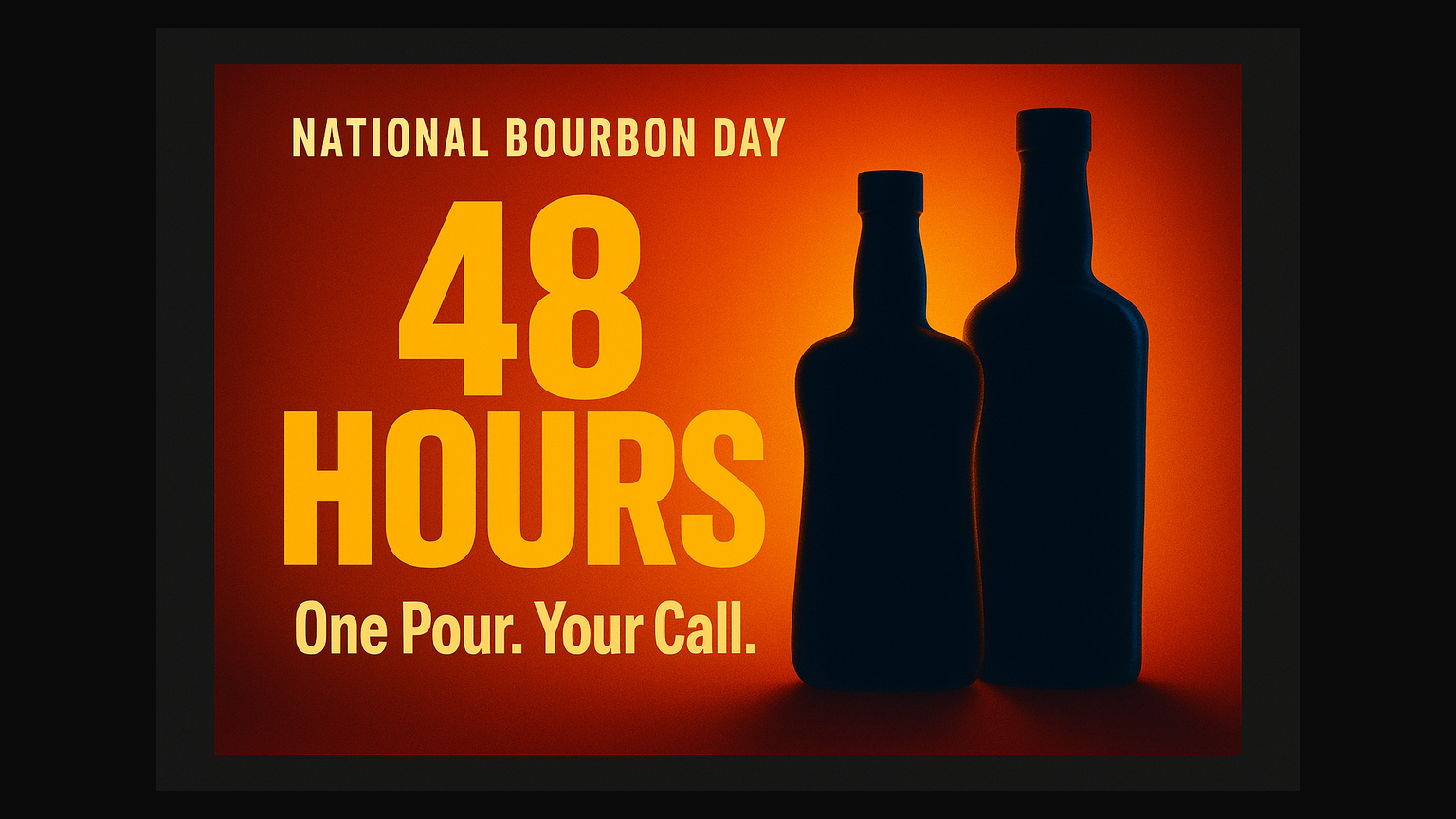National Bourbon Day Debate Has Real Numbers and a Deadline on One Side