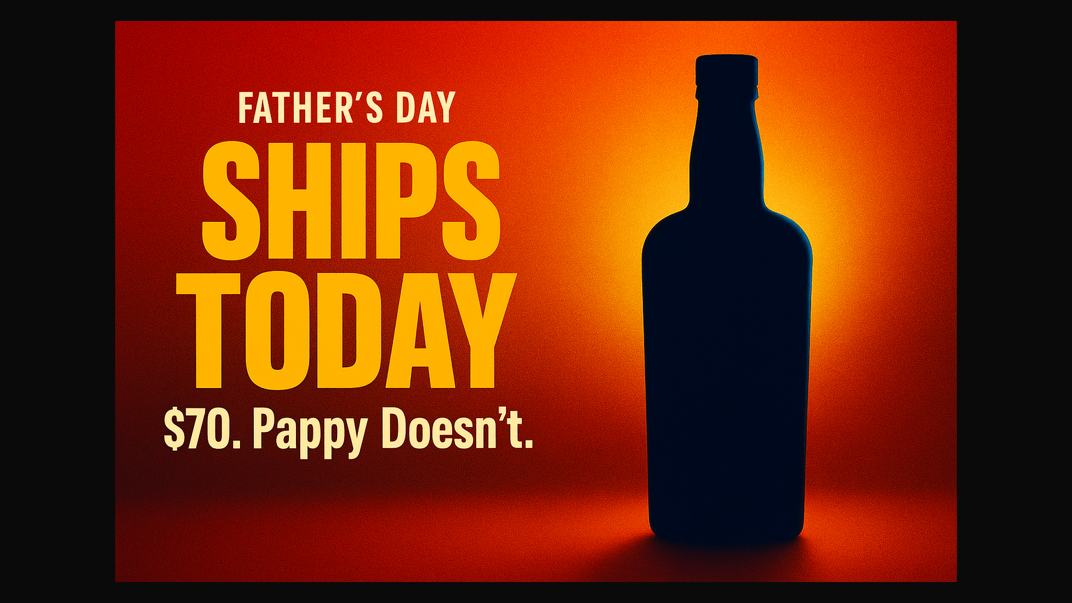 A $70 Bottle Ships Today. Pappy Doesn't.