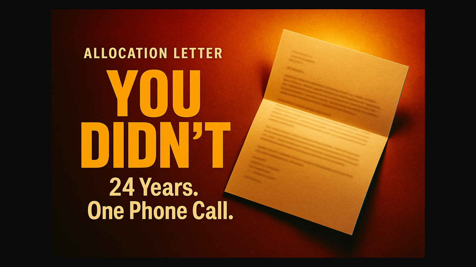 Your Retailer Got the Letter. You Didn't.