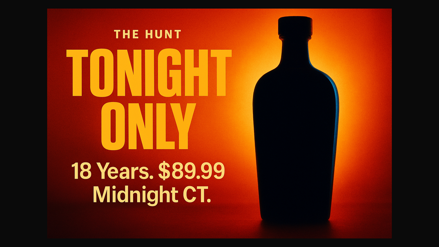 Eighteen Years. Eighty-Nine Dollars. Tonight Only.