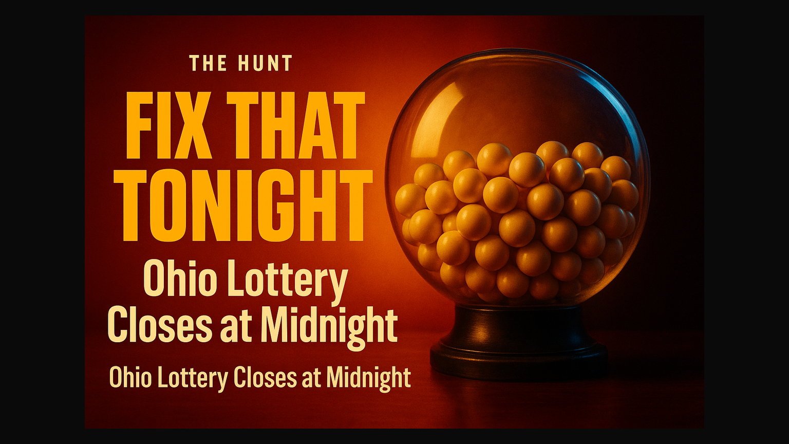 Ohio's BTAC Lottery Closes Tonight — Free Entry — The Cut