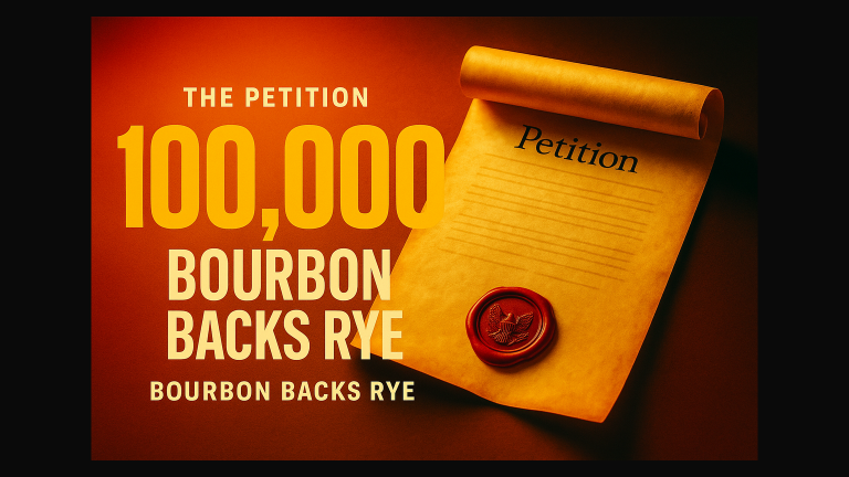 The Cut — April 26, 2026 — Bourbon Backs Rye — 100,000 Signatures Hit Congress